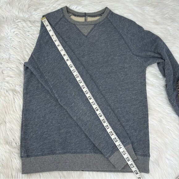 Life After Denim Men's Blue Crew Neck Athletic Long Sleeve Sweatshirt Small/C39 - Picture 9 of 9